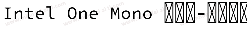 Intel One Mono 英特尔字体转换